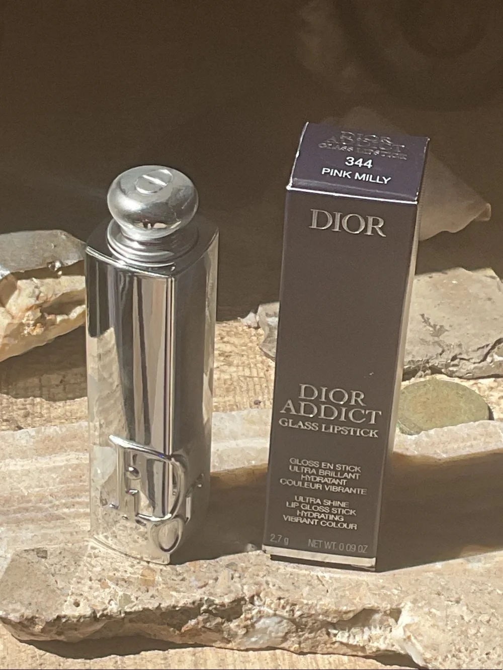 Dior Addict Glass Lipstick in Pink Milly - Silver Case
